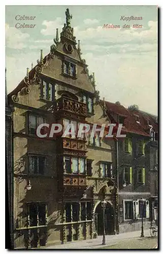 Cartes postales Colmar Maison des Tetes