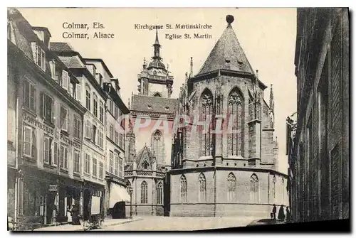 Cartes postales Colmar Alsace Eglise St Martin