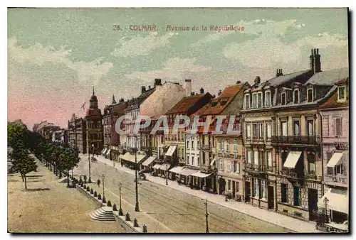 Cartes postales Colmar Avenue de la Republique