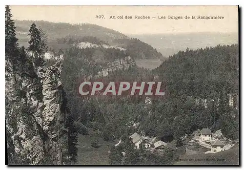 Cartes postales Au col des Roches Les Gorges de la Ranconniere