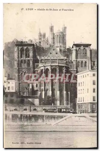 Ansichtskarte AK Lyon Abside de St Jean et Fourviere