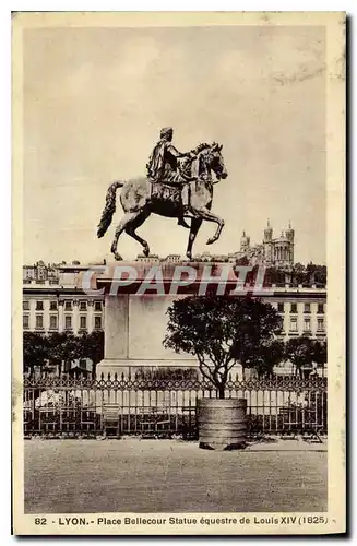 Ansichtskarte AK Lyon Place Bellecour et Louis XIV