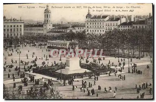 Cartes postales Lyon Illustre Place des Cordeliers Palais de la Bourse