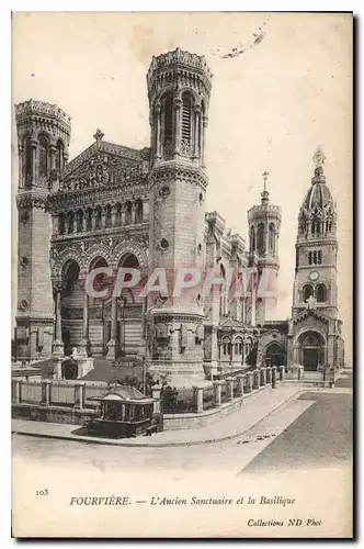 Ansichtskarte AK Lyon L'ancien Sanctuaire et la Basilique