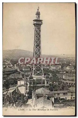 Ansichtskarte AK Lyon La Tour Metallique de Fourviere