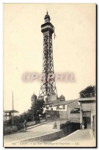 Cartes postales Lyon La Tour Metallique de Fourviere