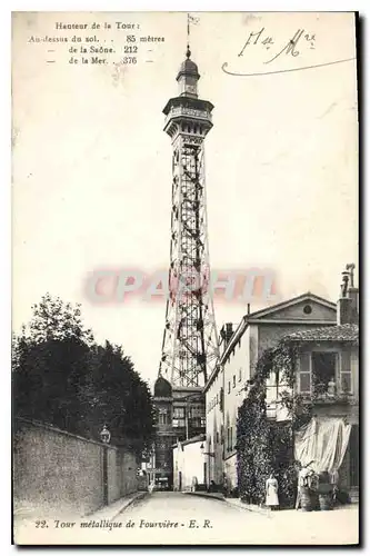 Cartes postales Tour metallique de Fourviere