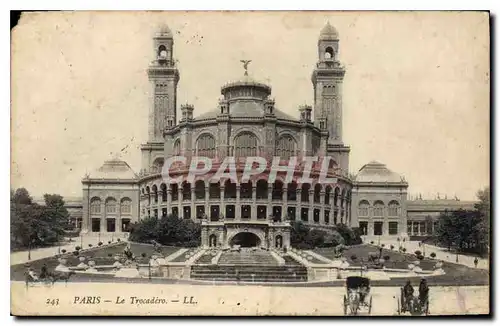 Cartes postales Paris Le Trocadero