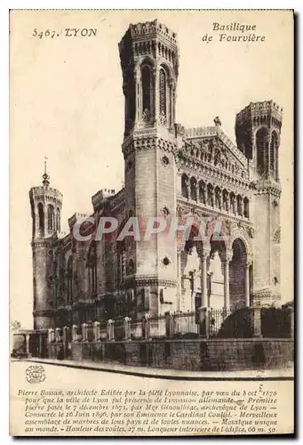Ansichtskarte AK Lyon Basilique de Fourviere