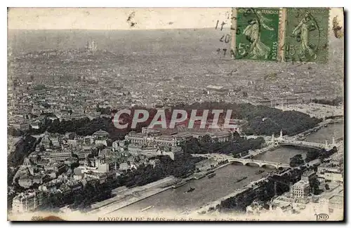 Cartes postales Panorama de Paris