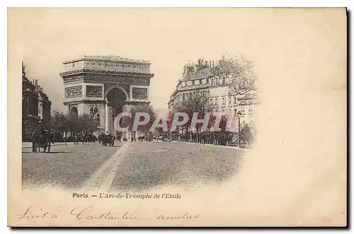 Cartes postales Paris L'Arc de Triomphe de l'Etoile