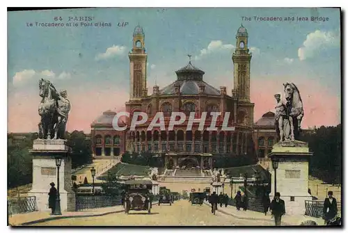 Ansichtskarte AK Paris Le Trocadero et le Pont d'lena