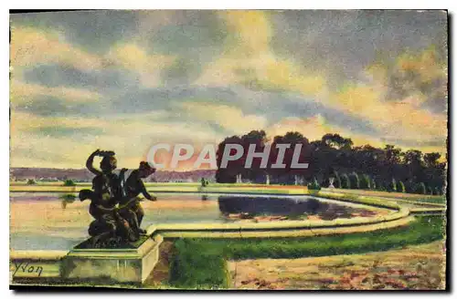 Cartes postales Versailles Les Parterres d'Eau