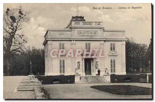 Ansichtskarte AK Bois de Boulogne Chateau de Bagatelle