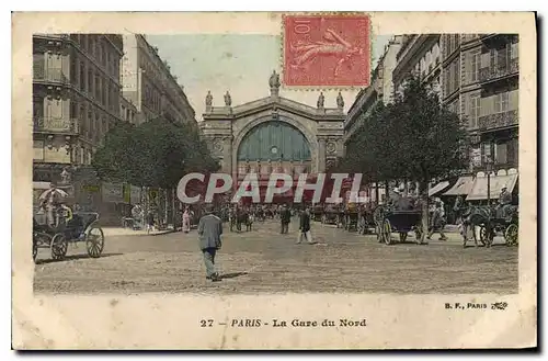 Cartes postales Paris La Gare du Nord