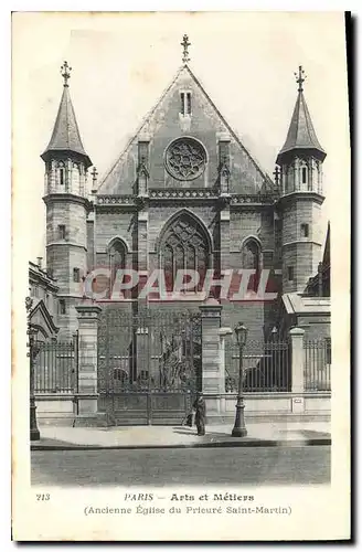 Ansichtskarte AK Paris Arts et Metiers Ancienne Eglise du Priure Saint Martin