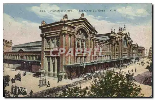 Cartes postales Paris La Gare du Nord