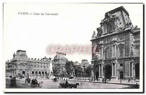 Ansichtskarte AK Paris Cour du Carrousel