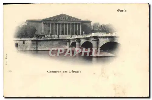 Cartes postales Paris Chambre des Deputes