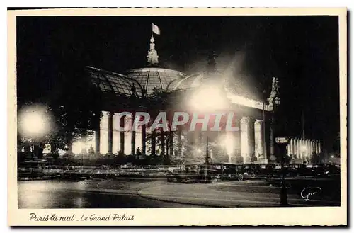 Ansichtskarte AK Paris la nuit Le Grand Palais