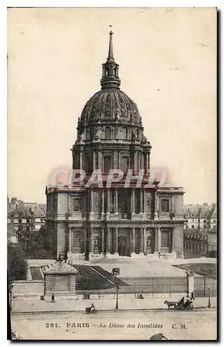 Ansichtskarte AK Paris Le Dome des Invalides