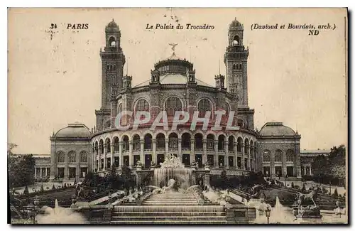 Ansichtskarte AK Paris Le Palais du Trocadero