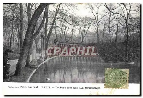 Cartes postales Paris Le Parc Monceau La Naumachie