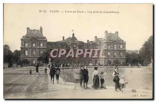 Ansichtskarte AK Paris Palais du Senat Vue prise du Luxembourg