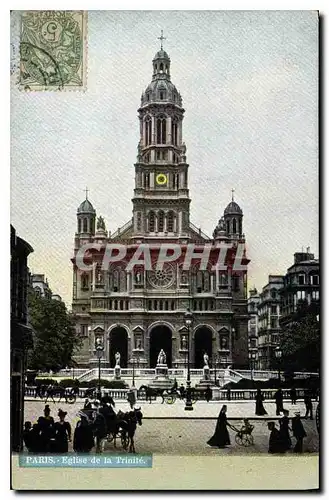 Cartes postales Paris Eglise de la Trinite