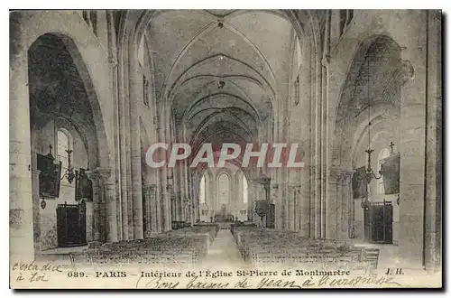 Cartes postales Paris Interieur de l'Eglise St Pierre de Montmartre