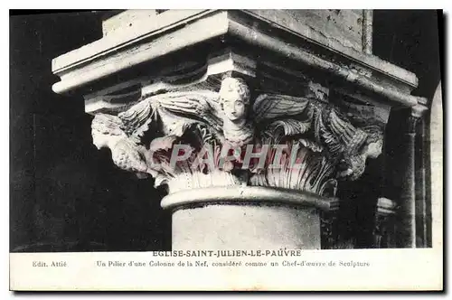 Cartes postales Eglise Saint Julien Le Pauvre