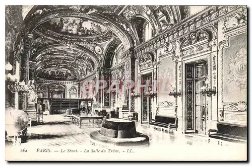 Cartes postales Paris Le Senat La Salle du Trone