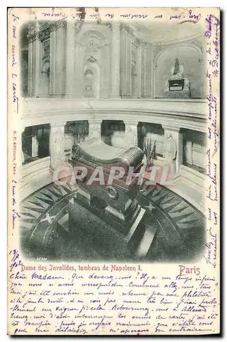 Cartes postales Paris Dome des Invalides tombeau de Napoleon I