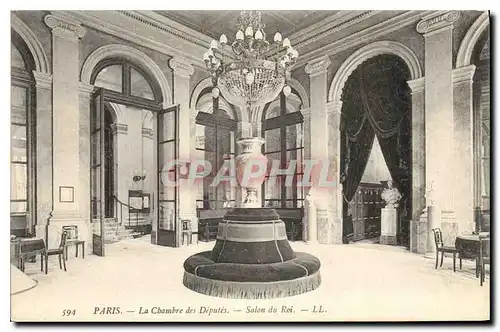 Cartes postales Paris La Chambre des Deputes Salon du Roi