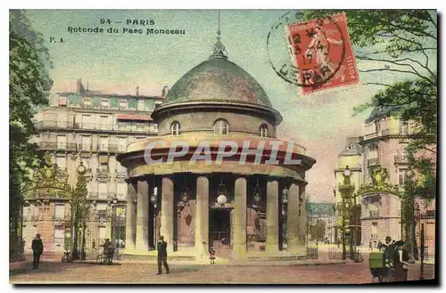 Cartes postales Paris Rotonde du Parc Monceau