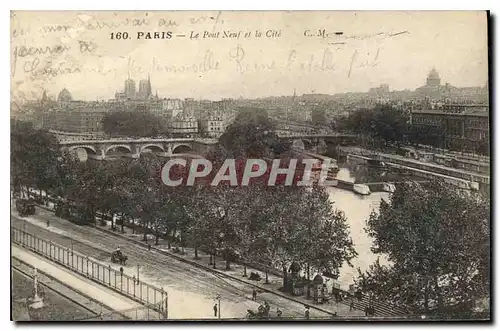 Ansichtskarte AK Paris Le Pont Neuf et la Cite