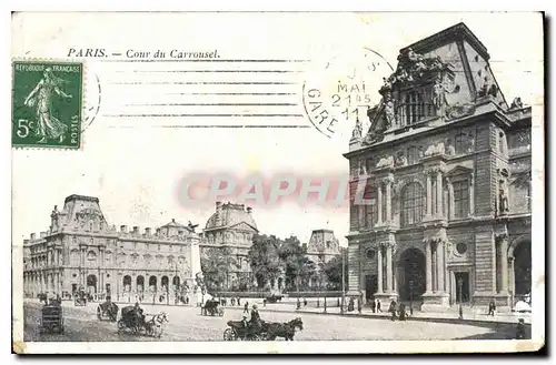 Cartes postales Paris Cour du Carrousel