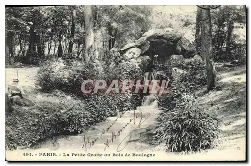 Ansichtskarte AK Paris La Petite Grotte au Bois de Boulogne