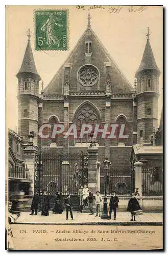 Cartes postales Paris Ancien Abbaye de Saint Martin des Champs