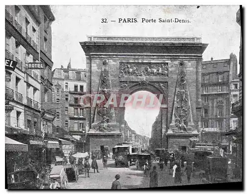 Cartes postales Paris Porte Saint Denis