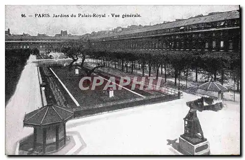 Ansichtskarte AK Paris Jardins du Palais Royal Vue generale