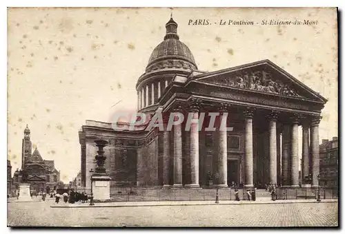 Cartes postales Paris Le Pantheon St Etienne du Mont