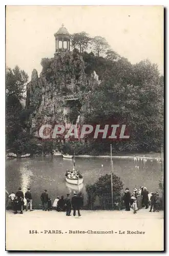 Ansichtskarte AK Paris Buttes Chaumont Le Rocher