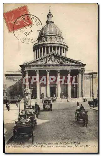 Cartes postales Paris Le Pantheon construit de 1764 a 1790