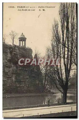 Ansichtskarte AK Paris Buttes Chaumont Les Bords du Lac