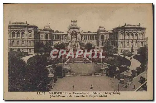 Cartes postales Marseille Ensemble du Palais de Longchamp