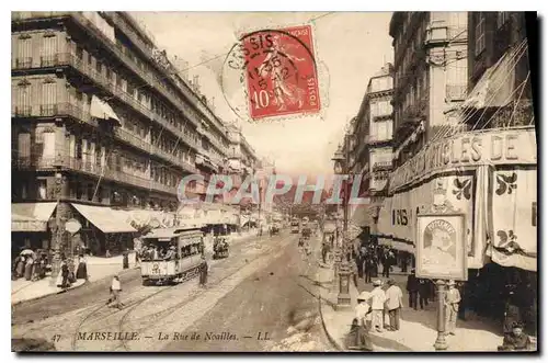 Ansichtskarte AK Marseille La Rue de Noailles