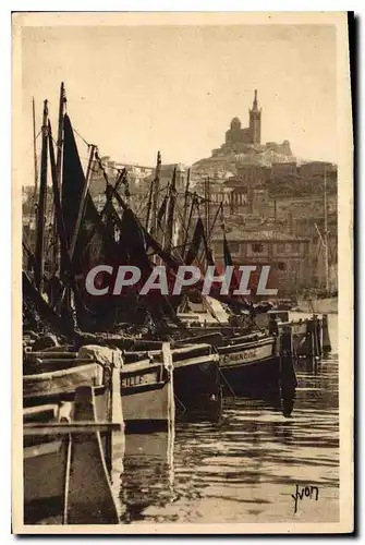 Ansichtskarte AK Marseille ND de la Garde Vue du Vieux Port