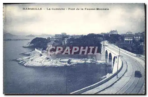 Ansichtskarte AK Marseille Le Corniche Pont de la Fausse Monnaie