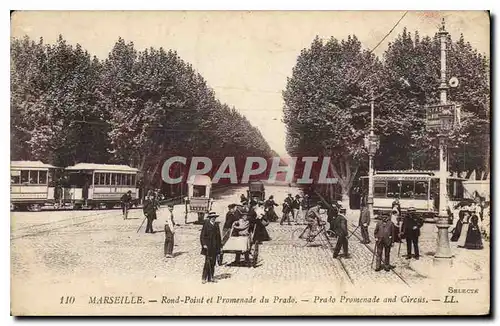 Cartes postales Marseille Rond Point et Promenade du Prado